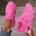 thumbnail image 4 of Women's Low-Top Sneakers with Non-Slip Shock-Absorbing Sole & Cushioning - Lightweight Breathable Mesh Sneakers Suitable for Walking, Tennis, Gym,  Women Shoes, 4 of 9