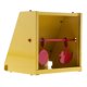 thumbnail image 1 of Naiovety Blanco de tiro integrado con recogedor de perdigones para entrenamiento amarillo y rojo, 1 of 1