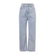 thumbnail image 2 of Gibobby moda vintage para mujer Pantalones vaqueros de pierna ancha de pierna recta casual (Aqua, S), 2 of 5