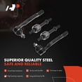 thumbnail image 4 of A-Premium 10Pcs Front Suspension Kit Upper Control Arm Ball Joint Stabilizer Bar Link Tie Rod End Compatible with Honda Accord 94-97 Odyssey 95-97 Acura CL 97-99 Isuzu Oasis 96-99, 4 of 9