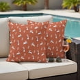 thumbnail image 5 of Outdoor Waterproof Pillow Covers Spring Easter Bunny with Black Bow Decorative Throw Pillow Protectors,Pillowcase Cushion Cases for Patio Sofa Garden Couch,18x18in,Pack of 2, 5 of 14