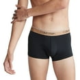 thumbnail image 2 of Men’s Calvin Klein 3-Pack Microfiber Stretch Low-Rise Trunks Color: Black Size: M, 2 of 4