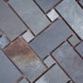 thumbnail image 3 of Splendor 11.81 in. x 11.81 in. Matte Blue Porcelain Mosaic Wall and Floor Tile (4.84 sq. ft./case) (5-pack), 3 of 7
