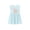 Sky Blue, variant on Toddler Girls Summer Tee Dress Ruffle Short Sleeve A-Line Flowy Dress Cute Bunny T-Shirt Dresses Kids Easter Outfits