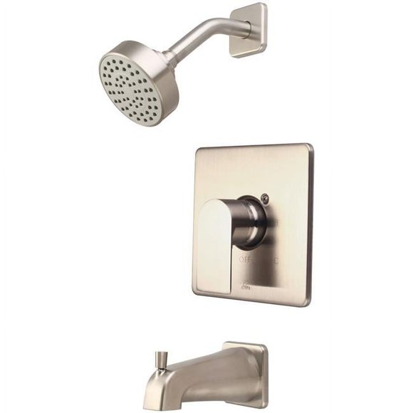 Olympia T-23910-BN Single Handle Tub & Shower Trim Set, PVD Brushed Nickel