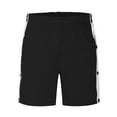 thumbnail image 4 of Abomasnow Tear Away Shorts for Men Snap On Athletic Cotton Shorts Loose Fit Wide Leg Post Surgery Recovery Adaptive Clothing, 4 of 7
