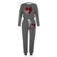 thumbnail image 4 of Puntoco Pijamas para mujer, conjunto de pijamas de invierno con estampado de letras, cuello redondo, manga larga, pantalones, ropa informal para el hogar, 4 of 4