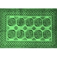 thumbnail image 1 of Ahgly Company Indoor Rectangle Southwestern Emerald Green Country Area Rugs, 5' x 7', 1 of 4