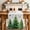 Green Gold, variant on Merry Christmas Table Runner 36 Inches Long Farmhouse Dress Scarves, Xmas Trees Snowflake Farmhouse Winter Dining Tablerunner for Coffee Table/Kitchen Island/Party Décor, Small 13" x 36"