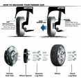 thumbnail image 5 of Richeer 5x4.5 Wheel Spacers 2" Thick M1/2x20 5x114.3 for Wrangler YJ TJ XJ MJ KJ KK ZJ with M1/2x20 Studs & 82.5mm Center Bore Fits select: 1991-2021 FORD EXPLORER, 2007-2014 FORD EDGE, 5 of 10