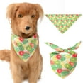 thumbnail image 4 of Fruit Dog Bandanas Washable Hawaii Pet Scarf Adjustable Summer Triangle Dog Bibs Assortment Pet Kerchief Dog Bandana Accessories for Summer Small Medium Size Pets, 4 of 8
