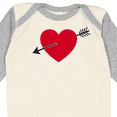 thumbnail image 4 of Inktastic Valentines Day Heart Arrow Boys or Girls Long Sleeve Baby Bodysuit, 4 of 5