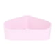 thumbnail image 4 of Estante de almacenamiento de soporte de baño de esquina montado en la pared de plástico sin perforación (rosa), 4 of 8