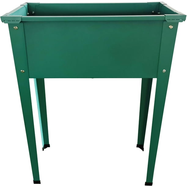 Hanover 24-In. Raised Garden Bed Planter Box with Legs for Flowers