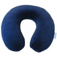 thumbnail image 3 of Travelmate Memory Foam Neck Pillow, Dark Blue, 3 of 5