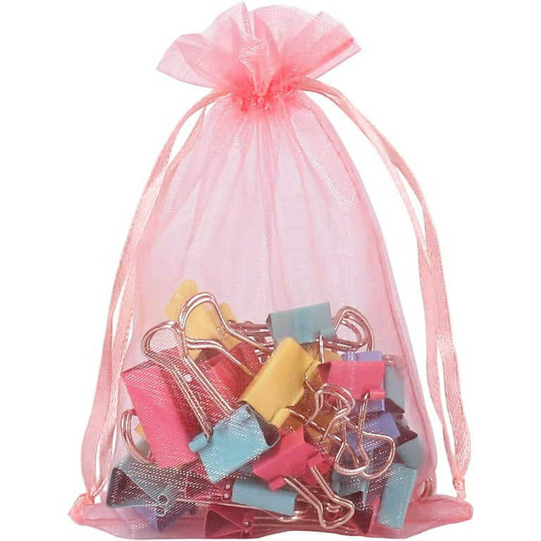 Dealglad 50Pcs Organza Bags 3x4 inch, Small Jewelry Bags Drawstring Mesh  Gift Bags Wedding Party Favor Christmas Candy Pouches (Hot Pink) - Yahoo  Shopping