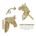 thumbnail image 3 of HEALEEP Animal Head Shaped Drawer Knob Bathroom Knobs for Cabinets 1Set, 3 of 8
