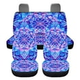 thumbnail image 7 of Pzuqiu Blue Mandala Car Seat Cover Full Set Automotive Cover Accessories Washable Easy to Install Seat Protectors Universal Automotive Vehicle Seat Cover Universal Fit Most Sedans, Blue, 7 of 7