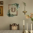thumbnail image 4 of BKER Wooden Alphabet Wreath For Wall Home Living Room Bedroom Decorative Letter Sign With Hook And Rope For DIY Word Display, 4 of 6