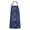 Blue Sun Moon-1, variant on Beige Gothic Skull Pumpkin Rose Pattern Apron-Garden Aprons for Women with Pockets-Cotton Linen Waterproof Kitchen Cooking Gardening Aprons Adjustable for Kitchen,Cooking,BBQ and Salon 33x27 Inch