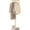 Golden Yellow, variant on T-shaped Coat Rack Freestanding, Modern Clothes Rack with Rock Slab Base, Heavy-duty Metal Coat Tree for Boutiques, Hallway, Entryway, 68.9 Inches High, Black, GYJ001B