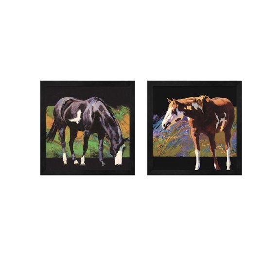 Metaverse Julie Chapman 'Color Square B' Framed Art (Set of 2)