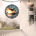 thumbnail image 6 of Metal Hanging Wind Spinners with Serene Sunset Design - Beautifully Crafted Wind Chimes for Yard and Garden Decor, 6 of 6