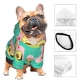 thumbnail image 3 of Balery Avocado Lovers Sudadera con Capucha para Perros Pequeños – Ropa para Mascotas, Disfraz para Perros y Gatos, Ideal para Fiestas y Cosplay-X-Small, 3 of 7