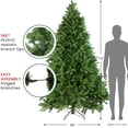thumbnail image 6 of Northlight Real Touch™️ Full Noble Fir Artificial Christmas Tree - Unlit - 7.5', 6 of 8