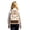 Khaki, variant on Waterproof Cartoon Kitten Lightweight Backpack, Breathable Padded Shoulder Straps Multi Compartment Daily Travel Backpack