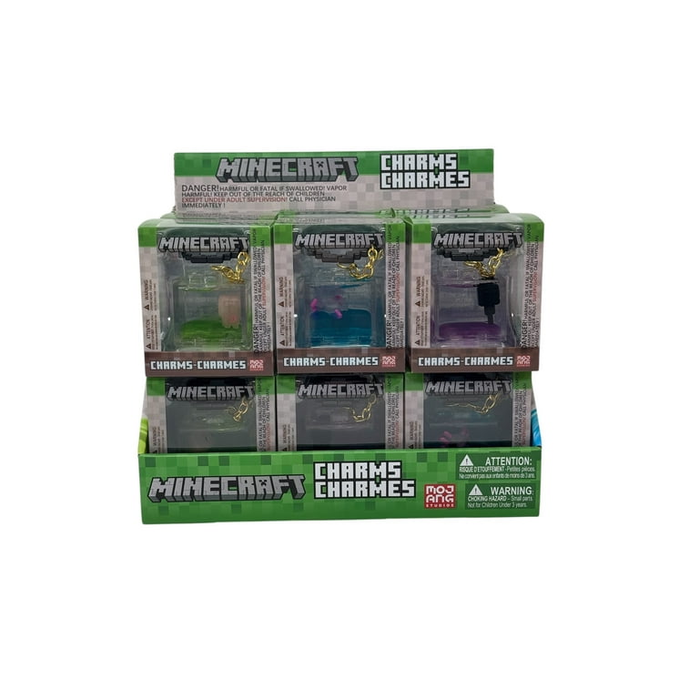 Minecraft Charms Backpack Hanger, Action Figure Keychain