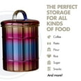 thumbnail image 3 of Amici Home Rainbow Storage Canister, Decorative Metal Container 38 oz, Medium, 3 of 7