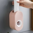 thumbnail image 3 of POINTERTECK Toothpaste Squeezer Toothbrush Holders Automatic Toothpaste Squeezer Wall Mounted Kids Hands Free for Family Kids Shower Washroom Bathroom, 3 of 8