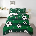 thumbnail image 1 of Erosebridal Sport Soccer Comforter Sets Queen Size,Geometric Stripes Bedding Queen Comforter Set,Microfiber Reversible Bedding Sets Queen with Comforter,Stars Decor, 1 of 8