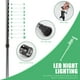 thumbnail image 5 of Bastón para caminar de 200 kg para hombres y mujeres, de aleación de aluminio, ligero, ajustable en altura, resistente, plegable, de pie, con LED, para adultos mayores, color negro, 5 of 5