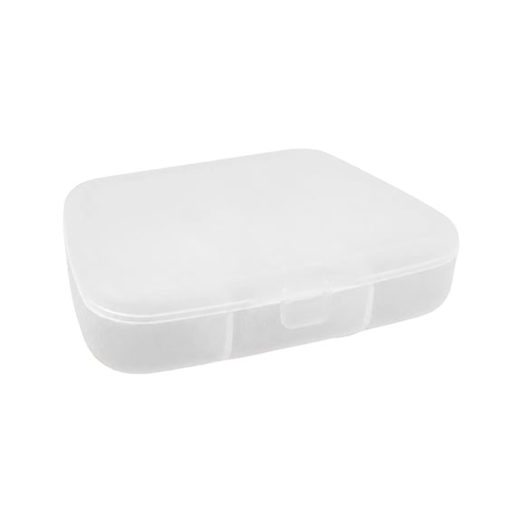 Pill Organizer 5 Compartment Semi-Transparent Plastic Box Portable for Daily Use