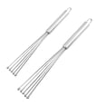 thumbnail image 7 of Stainless Steel Ball Whisk, 9.8 inch Egg Beater with Ergonomic Handle, Kitchen Cooking Manual Mixer, Dishwasher Safe, Wire Egg Whisks for Cooking, Blending, Whisking, Beating, Stirring, Sauces, 1 Pc, 7 of 7