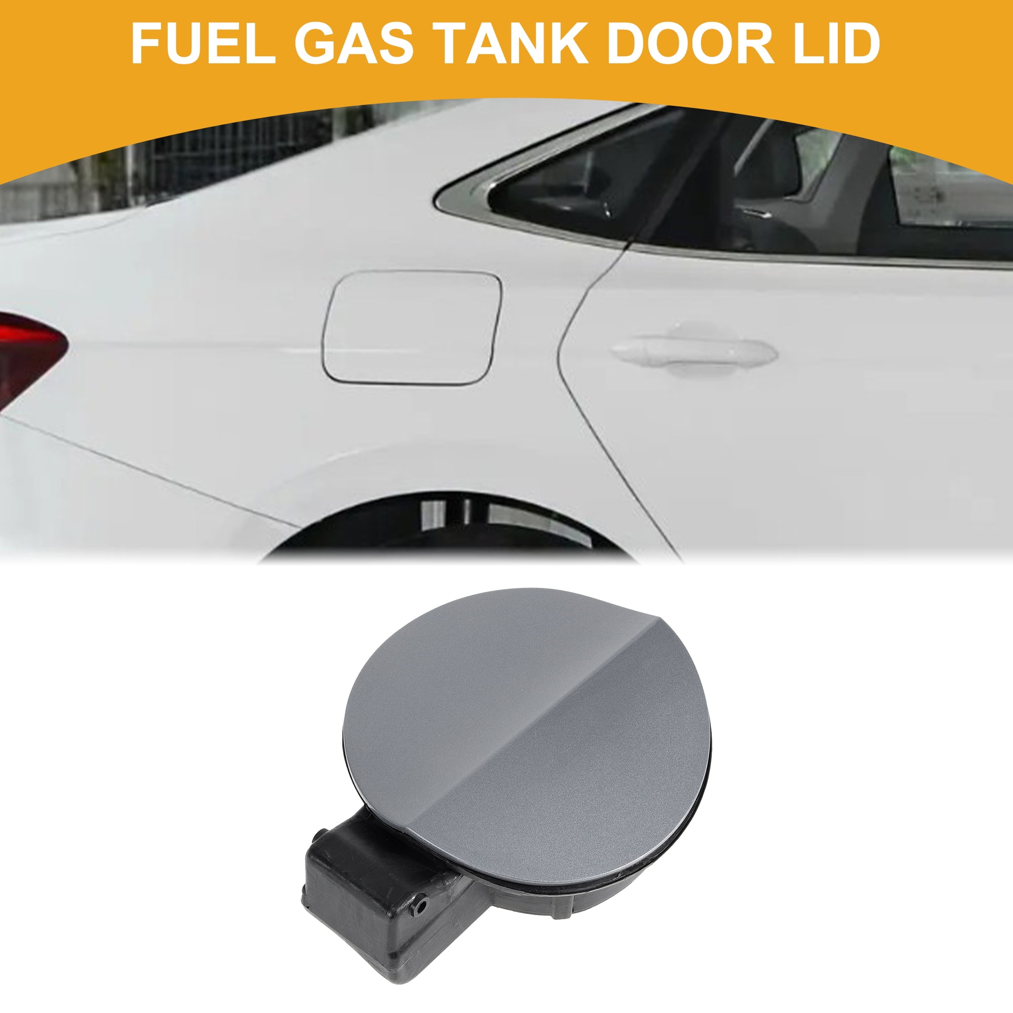 Unique Bargains Fuel Tank Door Cap for Volkswagen CC 2006-2012 Filler Flap Cover Gray