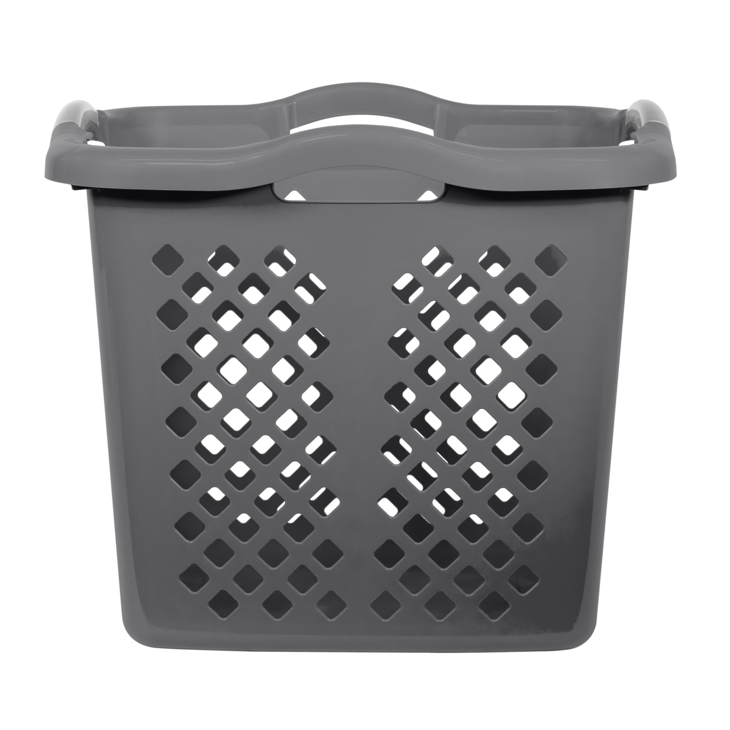 Home Logic 2.0 Bushel Lamper, Grey Flannel with Silver Handles