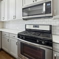 thumbnail image 4 of Art3d Peel and Stick Backsplash Tile, 10-Sheet Stick on Subway Tiles for Kitchem, Bathroom Back Splashes, 12"x12", Warm White with Gray Grout, 4 of 8