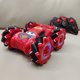 thumbnail image 2 of Disney Pixar Cars Lightning McQueen Charging Remote Control Rolling Stunt Racing Car Double Sided Rotation ATV Off-Road Vehicle, 2 of 4