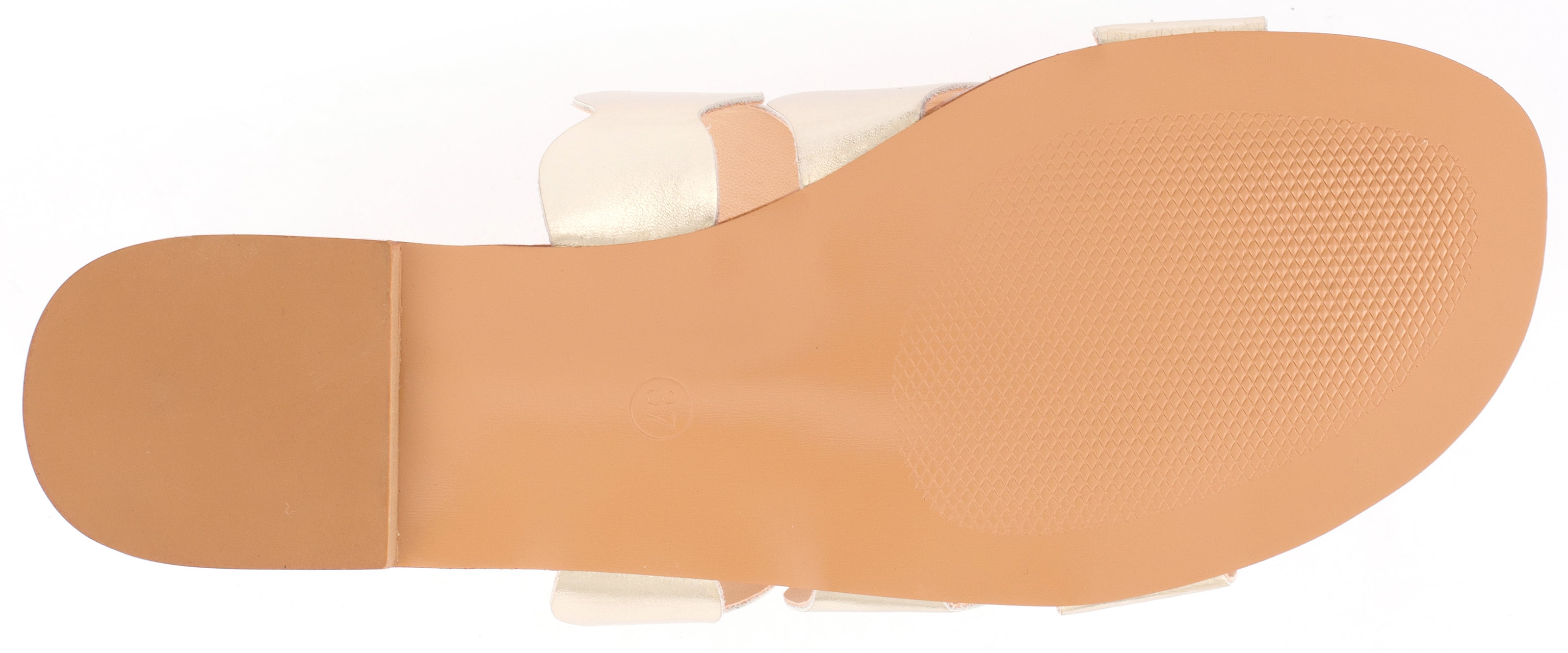 Mio Marino Frillscalloped Slide Sandals for Women