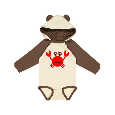 

Inktastic Cute Red Crab Gift Baby Boy or Baby Girl Long Sleeve Bodysuit