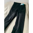 thumbnail image 5 of Pantalones vaqueros de cintura alta para mujer, Pantalones acampanados Y2k, Vintage, rectos, de pierna ancha, Chic, negro y gris americano, 5 of 5