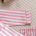 thumbnail image 6 of HFHAPW Girls Pajamas Silk Satin Pajama Set Long Pjs Button Down Sleepwear Soft Lightweight 2Pcs Nightwear for Kids,18-24 M, 6 of 9