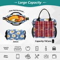 thumbnail image 2 of FORMRS Insulated Lunch Bag Unisex Large Capacity with Shoulder Strap, Cute Fried Eggs, 2 of 6