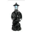 thumbnail image 1 of 'Keeper of the Castle' Medieval Dragon Statue with Solar-Powered LED Lantern - 21 Inches High - Majestic Outdoor Decor Symbolizing Protection and Gothic Enchantment, 1 of 5