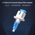 thumbnail image 3 of TFixol Visual Fault Locator Fiber Adapter Fiber Optic Connector LC Male to SC Female Optical Fiber Adapter Stable Performance Low Loss, 3 of 8