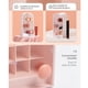 thumbnail image 5 of Organizador de lápiz labial de 18 ranuras con tapa a prueba de polvo Soporte de lápiz Irfora Blanco, 5 of 7
