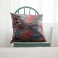 thumbnail image 4 of Plutus Blue Red White Fureal Animal Faux Fur Luxury Throw Pillow - Double sided 16" x 16", 4 of 5